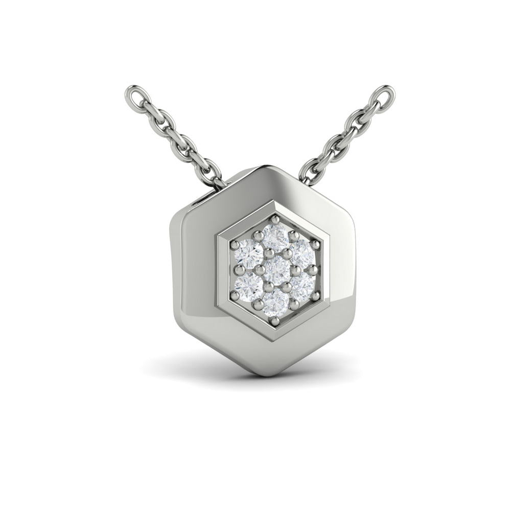 Diamond Honeycomb Pendant