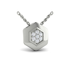Diamond Honeycomb Pendant
