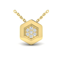 Diamond Honeycomb Pendant