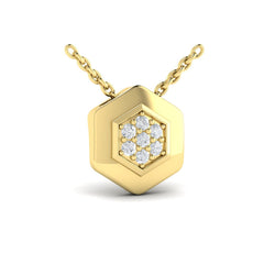 Diamond Honeycomb Pendant