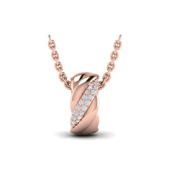 Conch Twist Ring Pendant