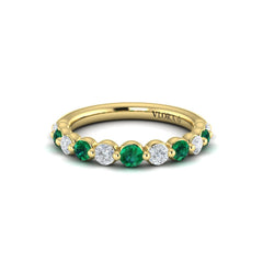 Diamond and Emerald Ring