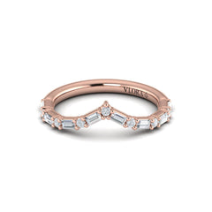 Diamond Baguette Chevron Ring