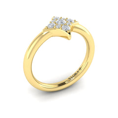 Diamond Cluster Vlora Star Ring