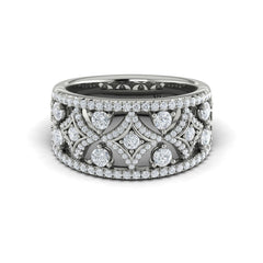 Diamond Open Vlora Star Ring