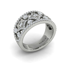 Diamond Open Vlora Star Ring