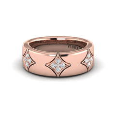 Diamond Cluster Vlora Star Ring