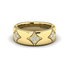 Diamond Cluster Vlora Star Ring