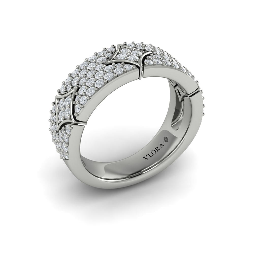 Diamond Vlora Star Ring