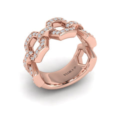 Diamond Link Ring