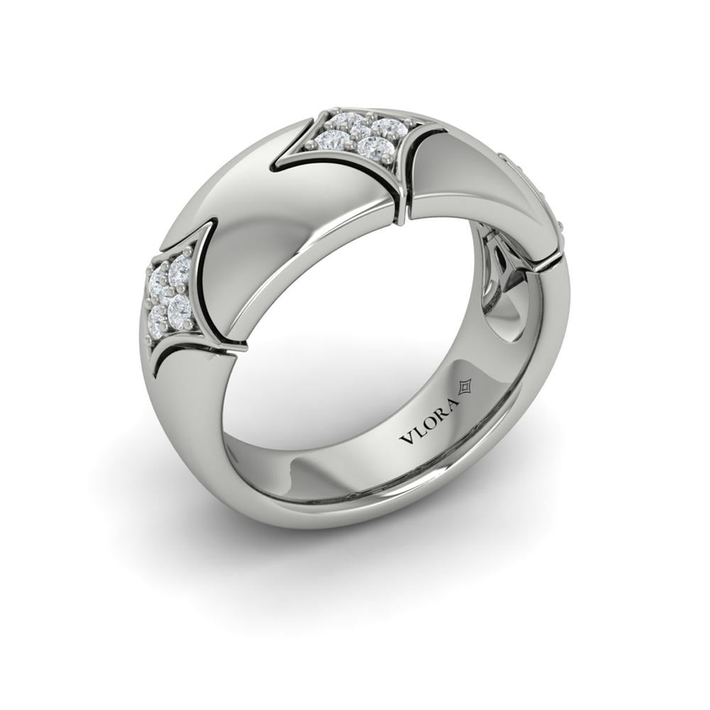 Diamond Cluster Vlora Star Ring