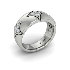 Diamond Cluster Vlora Star Ring