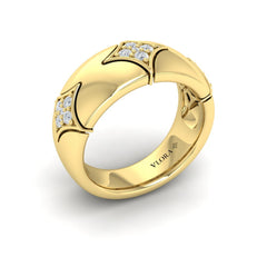 Diamond Cluster Vlora Star Ring