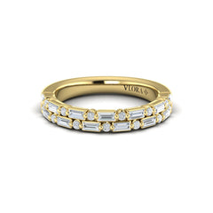 Diamond Baguette Two Row Ring