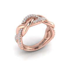Alternating Diamond Twist Ring