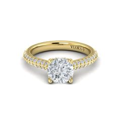 Harmony Hidden Halo Engagement Ring