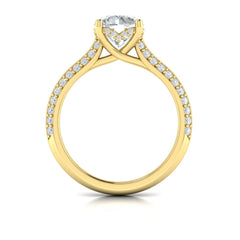 Harmony Hidden Halo Engagement Ring