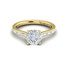 Brilliant Waterfall Engagement Ring