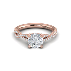 Woven Strands Engagement Ring