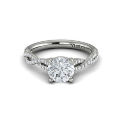 Woven Strands Engagement Ring