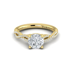 Woven Strands Engagement Ring