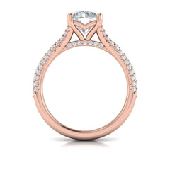 Splendid Cathedral Split Shank Engagement Ring