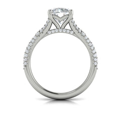 Splendid Cathedral Split Shank Engagement Ring