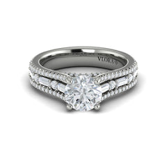 Extravagant Round Engagement Ring