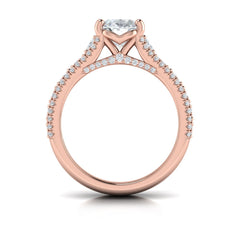 Dramatic Oval Engagement Ring