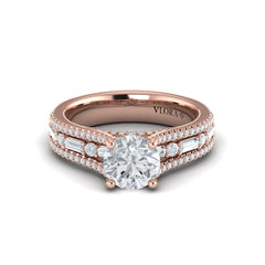 Crowned Engagement Ring