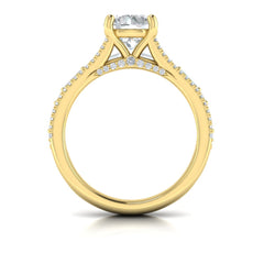 Crowned Engagement Ring