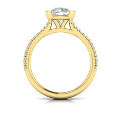 Classic Clutch Engagement Ring