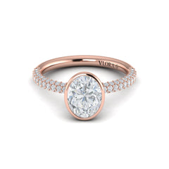 Harmony Oval Bezel Engagement Ring