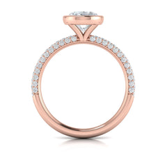 Harmony Oval Bezel Engagement Ring