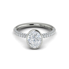 Harmony Oval Bezel Engagement Ring