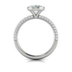 Harmony Oval Bezel Engagement Ring