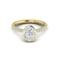 Harmony Oval Bezel Engagement Ring