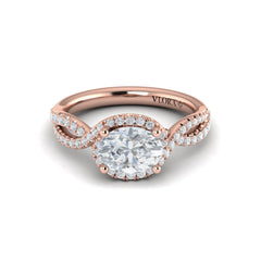 Embrace Halo Oval Engagement Ring
