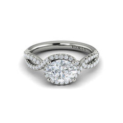 Embrace Halo Oval Engagement Ring