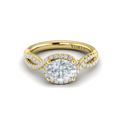 Embrace Halo Oval Engagement Ring