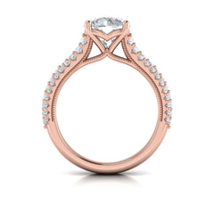 Ravishing Round Engagement Ring