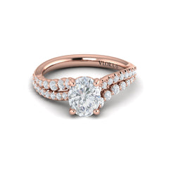 Timeless Reflection Oval Engagement Ring