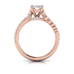 Timeless Reflection Oval Engagement Ring