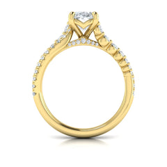 Timeless Reflection Oval Engagement Ring