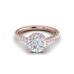 Graceful Halo Engagement Ring