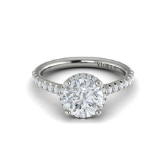 Graceful Halo Engagement Ring