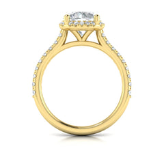 Graceful Halo Engagement Ring