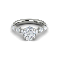 Cascade Oval Engagement Ring