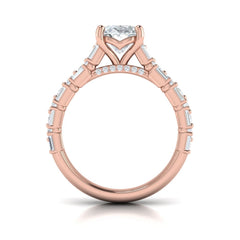 Opulent Oval Engagement Ring