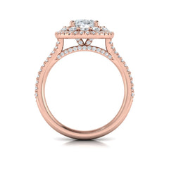 Grand Double Halo Oval Engagement Ring